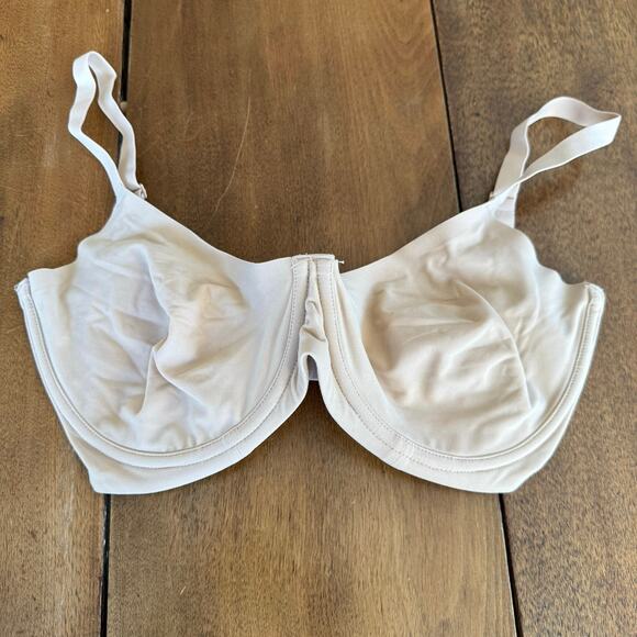 Skims NWOT Fits Everybody Unlined Demi Bra 34DDDD 346 Buttery Soft Underwire - Picture 4 of 8